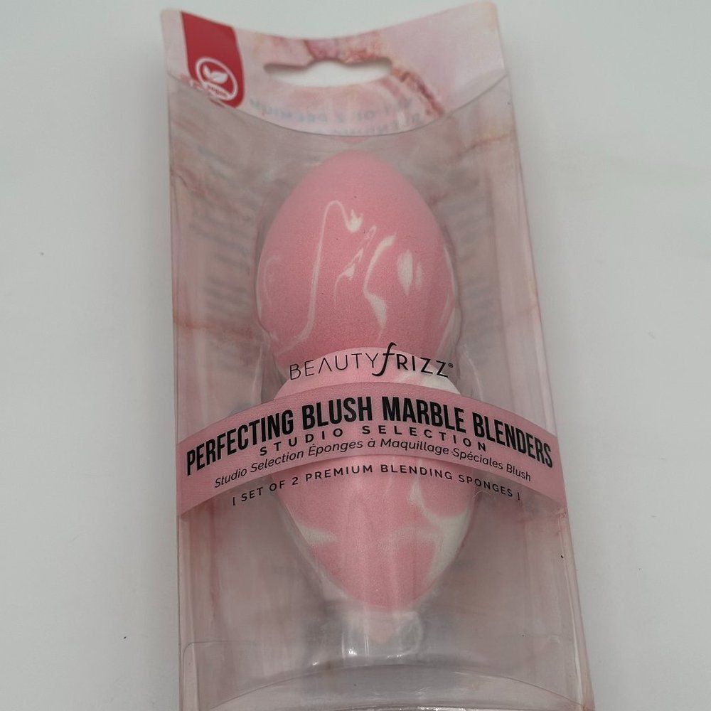 Beauty Frizz Perfecting Blush Marble Blenders Studio Selection, set of 2 Sponges